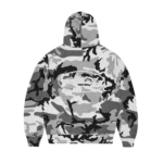 ISLAND PUFF PRINT ZIP HOODIE [ARCTIC CAMO]