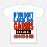 Corteiz 0208 Go Suck Urself T-Shirt Weiß