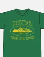 Corteiz 2019 OG Alcatraz T-Shirt Waldgrün