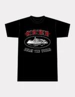 Corteiz 4 Starz Alcatraz T-Shirt Schwarz