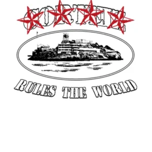 Corteiz 4 Starz Alcatraz T-Shirt Weiß