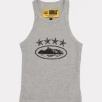 Corteiz 4Starz Alcatraz Damen-Tanktop Grau