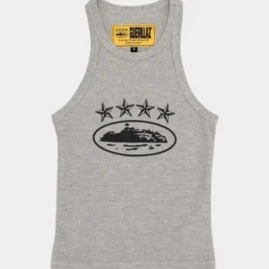 Corteiz 4Starz Alcatraz Damen-Tanktop Grau