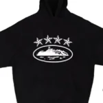 Corteiz 4Starz Alcatraz Hoodie Schwarz