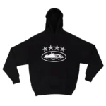Corteiz 4Starz Alcatraz Hoodie Schwarz