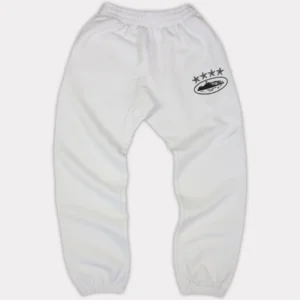 Corteiz 4Starz Alcatraz Jogging Hose Weiß