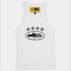 Corteiz 4Starz Alcatraz Tanktop Weiß Damen