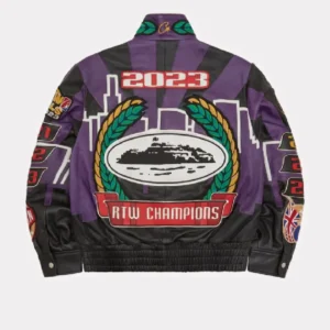 Corteiz 5-Jahres Leder Jacket