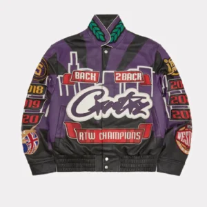 Corteiz 5-Jahres Leder Jacket