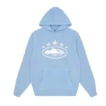 Corteiz 5 Starz Alcatraz Hoodie Baby blau