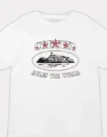 Corteiz 5 Starz Alcatraz T-Shirt Weiß