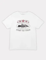 Corteiz 5 Starz Alcatraz T-Shirt Weiß