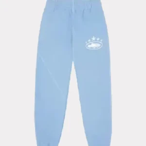 Corteiz 5Starz Alcatraz Hose Baby Blau