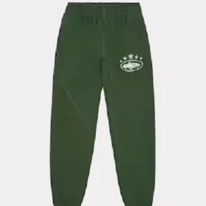 Corteiz 5Starz Alcatraz Jogging Hose Grün