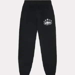 Corteiz 5Starz Alcatraz Jogging Hose Schwarz