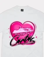 Corteiz Alcatraz Herz T-Shirt Weiß