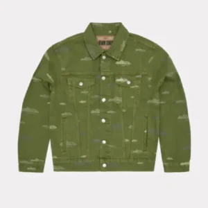 Corteiz Alcatraz Pattern Khaki Tracksuit