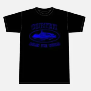 Corteiz Alcatraz T-Shirt Schwarz/Blau