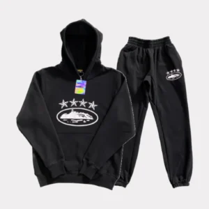 Corteiz Alcatraz Tracksuit Schwarz