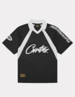Corteiz Allstarz Fußball T-Shirt Schwarz