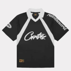 Corteiz Allstarz Fußball T-Shirt Schwarz
