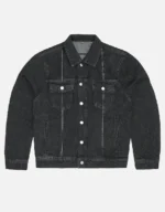 Corteiz C-Star Stitch-Down Jeans Jacket Schwarz