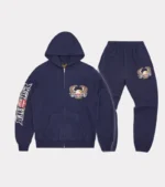Corteiz Dipset Zipped Tracksuit Marine