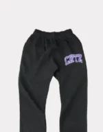 Corteiz Dropout Jogging Hose Schwarz/Lila