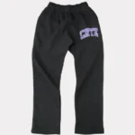 Corteiz Dropout Jogging Hose Schwarz/Lila