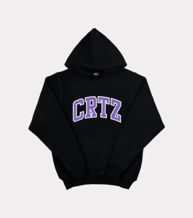 Corteiz Dropout Tracksuit Schwarz/Lila
