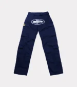 Corteiz Guerillaz Cargo Hose Marine Blau