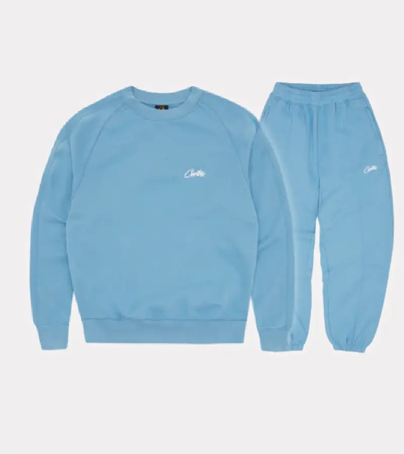 Corteiz HMP V2 Tracksuit Baby Blau