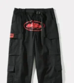 Corteiz Purp Guerillaz Cargos Schwarz/Rot