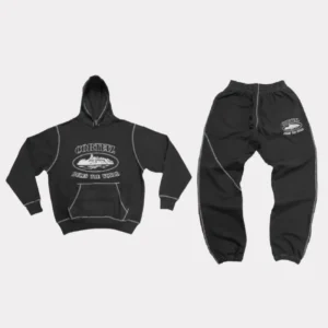 Corteiz Superior Tracksuit Schwarz