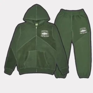 Corteiz Superior V2 Tracksuit Wald Grün