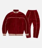 Corteiz VVS Uptown Tracksuit Burgund