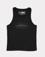 Corteiz Womens Guerillaz* Triple Black TankTop