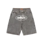 ISLAND BAGGY DENIM SHORT [HELLGRAU]