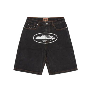 ISLAND BAGGY DENIM SHORT [SCHWARZ]