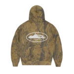 ISLAND PUFF PRINT ZIP HOODIE [FOREST CAMO]