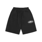 ISLAND PUFF PRINT SWEATSHORT [SCHWARZ]