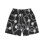 KETTEN-GEWEBE KURZ [SCHWARZ]