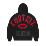 LUNDUN STITCH ZIP HOODIE [SCHWARZ]